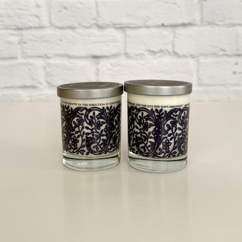 New Frankincense, Myrrh & Palo Santo Sou Candles Aromatherapy (x2)
